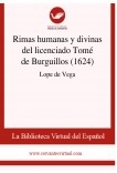 Rimas humanas y divinas del licenciado Tomé de Burguillos (1624)