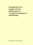 Development of a program for the performance of 1D-Gamma analysis on radiotherapy