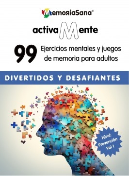 Libro Activamente. 99 Actividades mentales y ejercicios de memoria para adultos y mayores Nivel: Prevención. Vol 1, autor Maria Andrea Contreras Nieto
